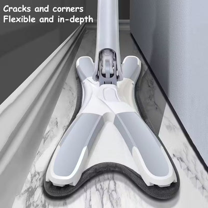 Microfiber X-Shape Self-Wringing Mop