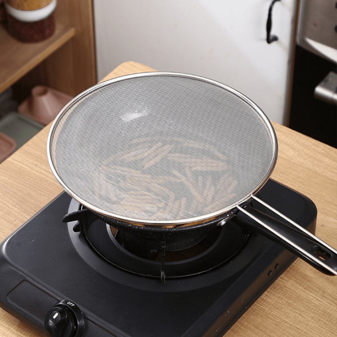 Fine Mesh Stainless Steel Oil Splash Guard