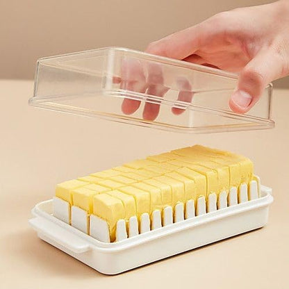Multipurpose Butter Storage & Slicer Box with Built-in Cutter