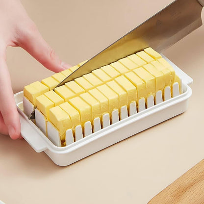 Multipurpose Butter Storage & Slicer Box with Built-in Cutter