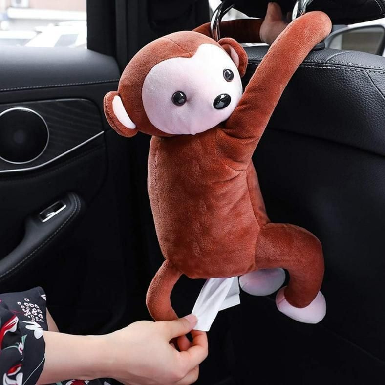 Cute Hanging Monkey Tissue Holder