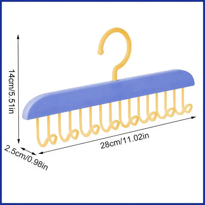 360° Rotating Bra & Camisole Hanger – 8 Hooks Closet Organizer (4 Pcs)