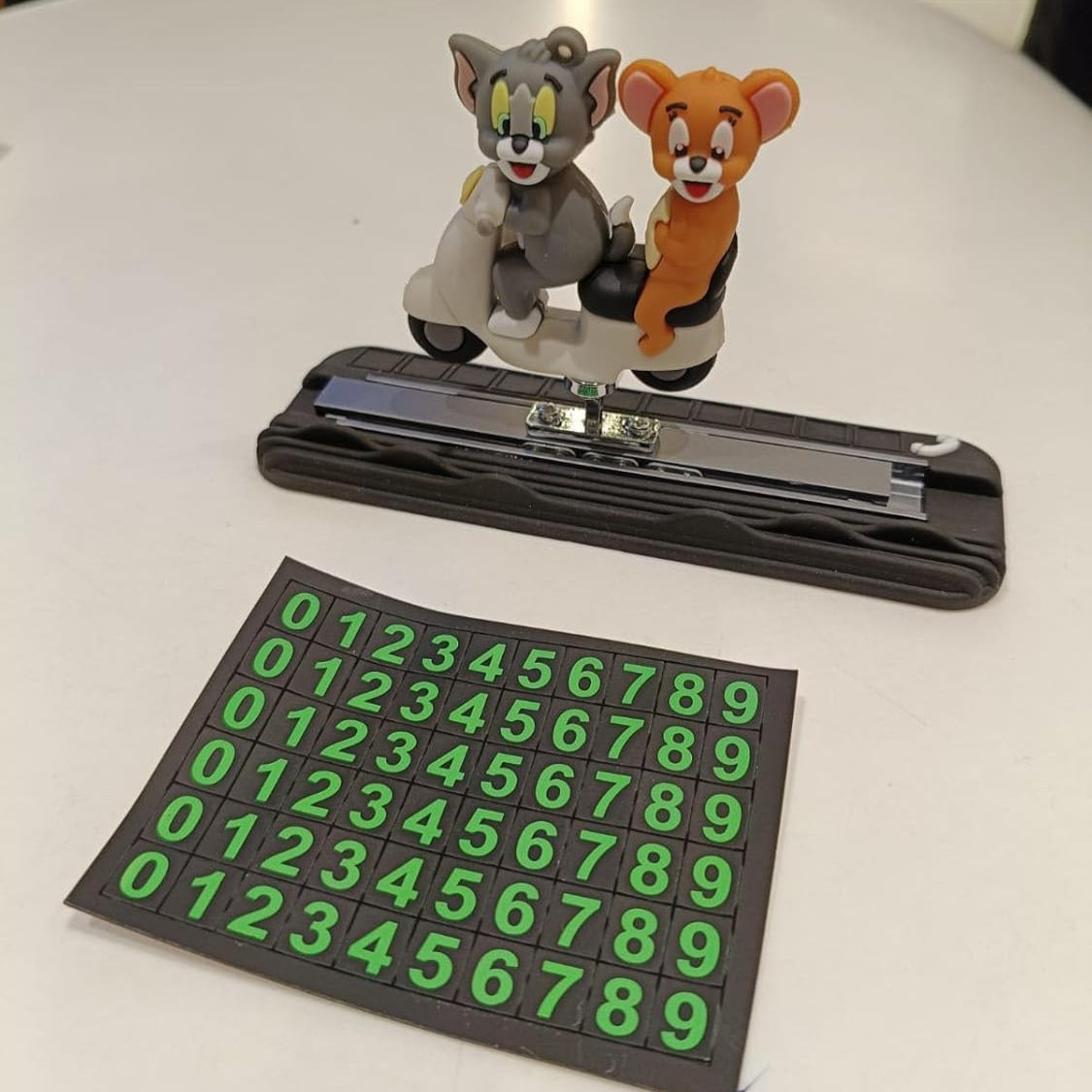 Skateboard Sliding Tom & Jerry Dashboard Toy