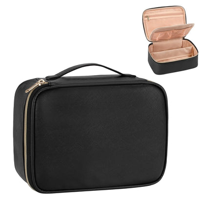 Multifunctional Travel Cosmetic Bag & Makeup Organizer with Portable Handle