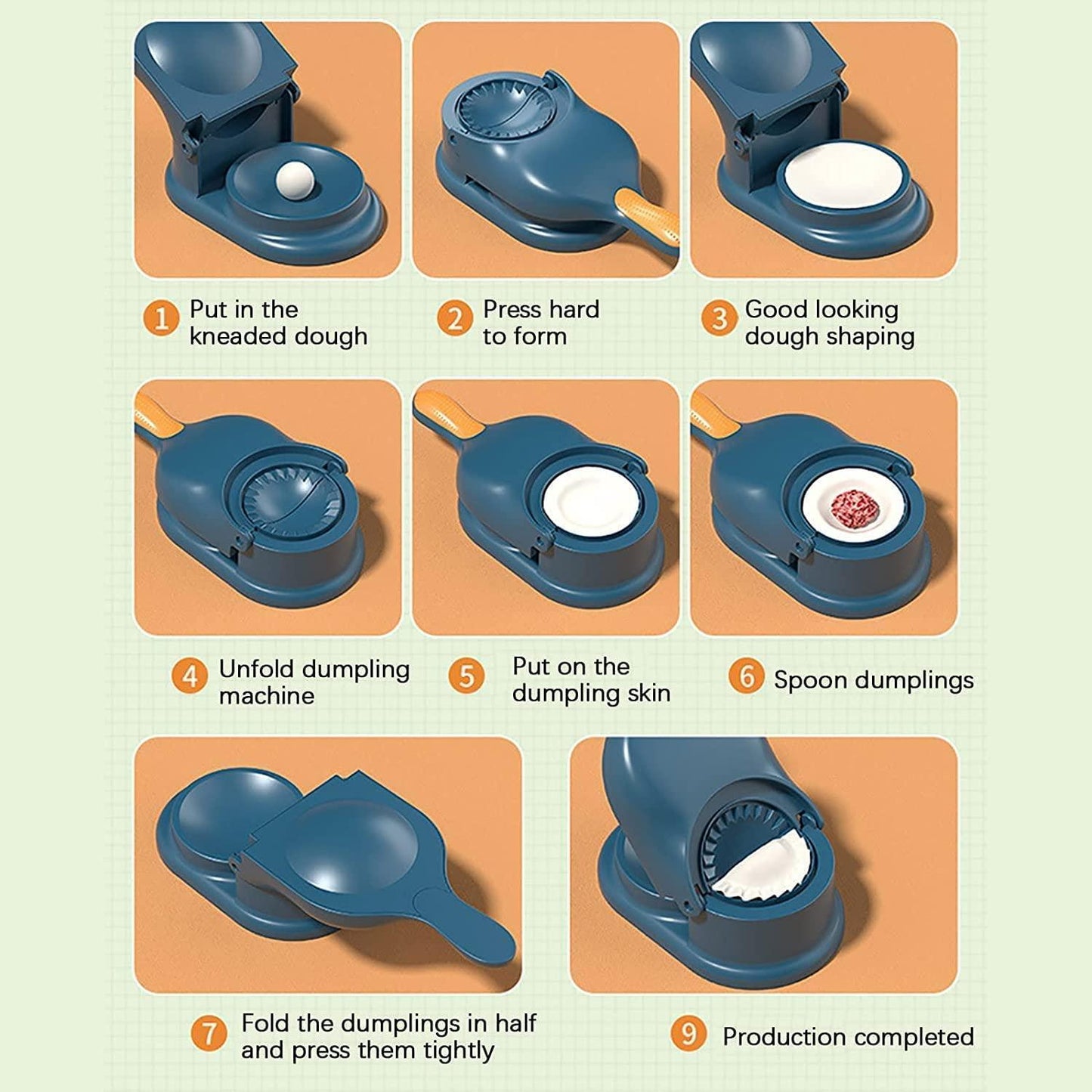 2 In 1 Dumpling Maker (Assorted Color)