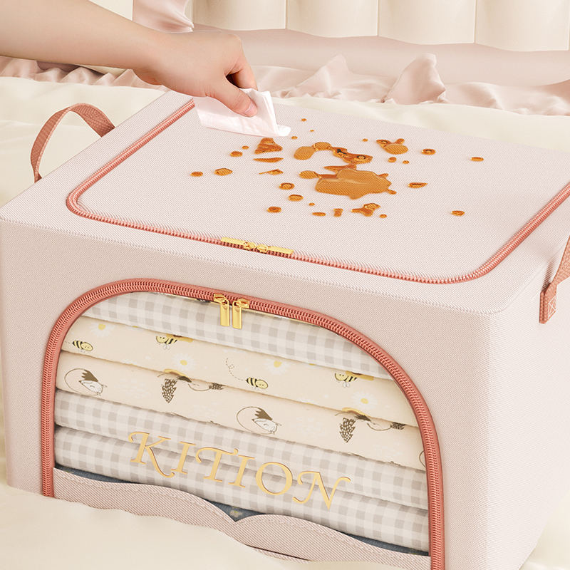 Premium Stackable Fabric Wardrobe Organiser with Front Window