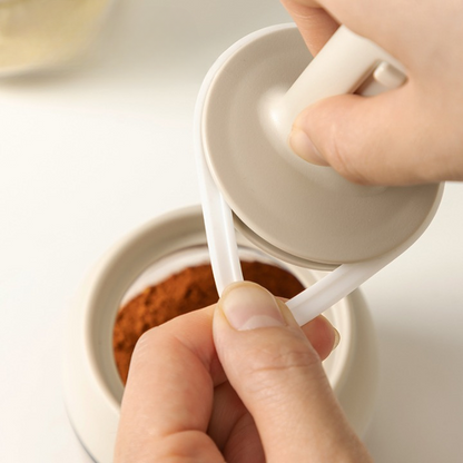 Smart Spoon Glass Spice Jar