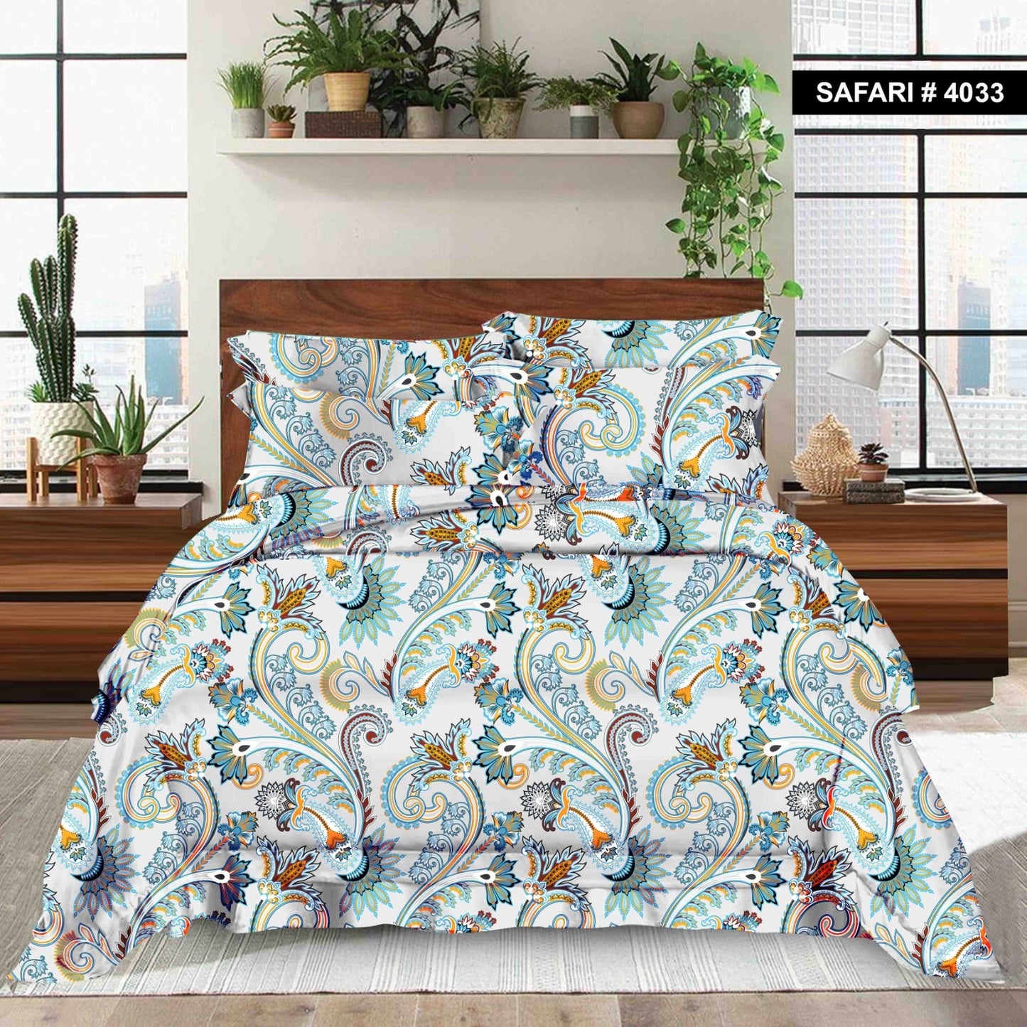 Fitted Bedsheet for King Beds – 72x78 Inches with Elastic