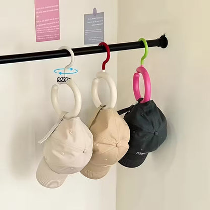 Multi-Purpose Round Hook Hanger for Wardrobe (Random Colors)