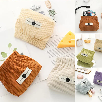 FlexiPouch™ - Elastic Corduroy Storage Pouch (Multi-Color)