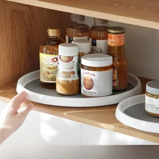 360° Rotating Organizer Tray for Kitchen, Pantry & Bathroom